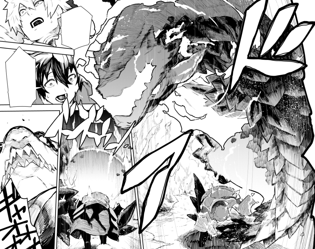 ネーム僕「ドラゴンを背負投してる絵を入れといて下さい」
作画僕「は??????」 