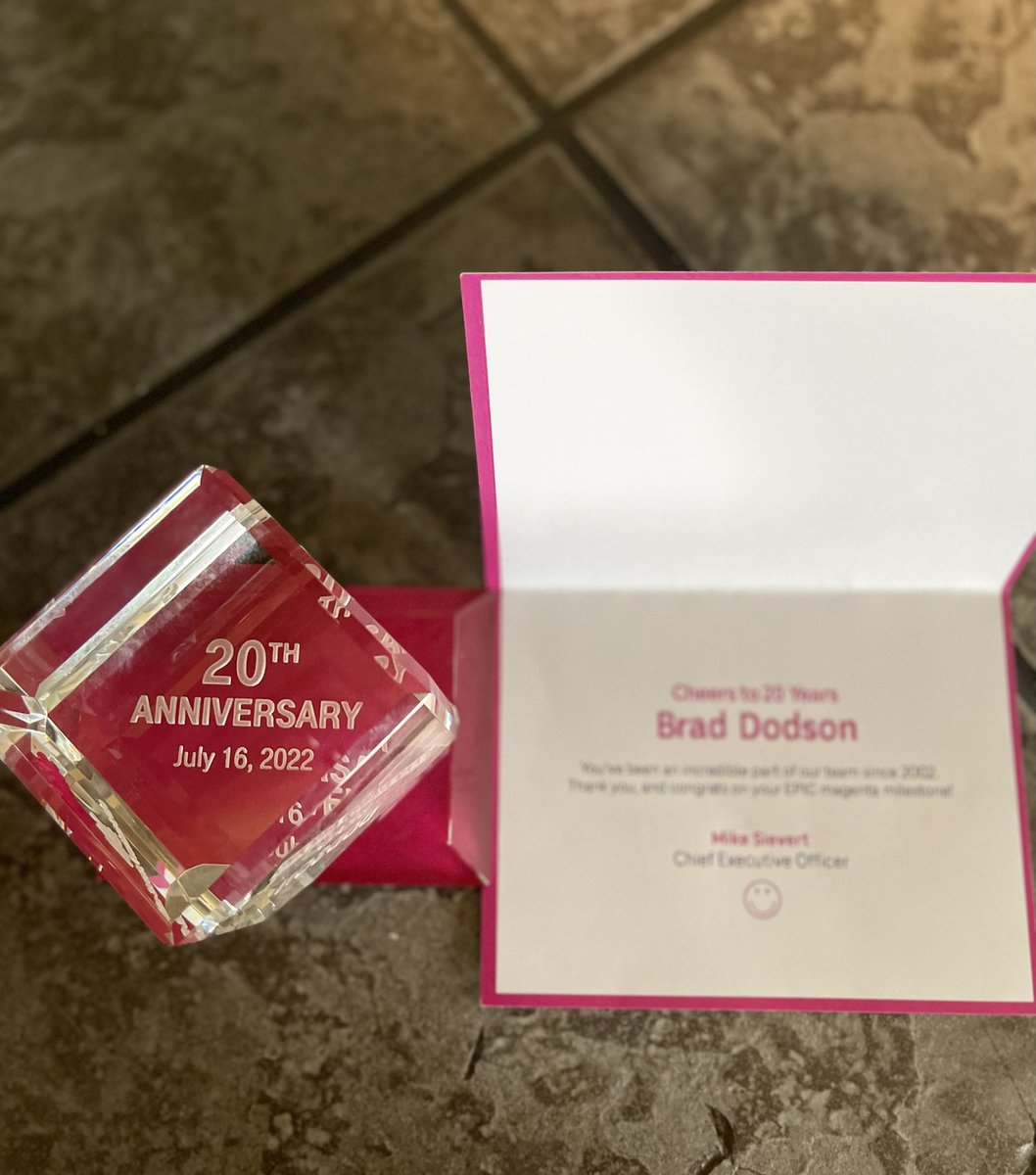 Brad Dodson (@brad7615) on Twitter photo Check out this cool surprise in the mail. Been amazing 20 year journey with some great friends, leaders, peers and mentors along the way. Keep it going. 20 more! <a href="/MrDennisJones/">Dennis Jones</a> <a href="/FrankKoutris/">Frank Koutris</a> <a href="/ChappyCLT/">Matt Chappell</a> Check out this cool surprise in the mail. Been amazing 20 year journey with some great friends, leaders, peers and mentors along the way. Keep it going. 20 more! <a href="/MrDennisJones/">Dennis Jones</a> <a href="/FrankKoutris/">Frank Koutris</a> <a href="/ChappyCLT/">Matt Chappell</a>