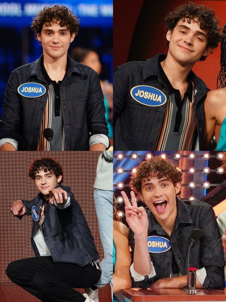 safeforbassett's tweet photo. joshua bassett on celebrity family feud <3 https://t.co/iDjpJmvNAR