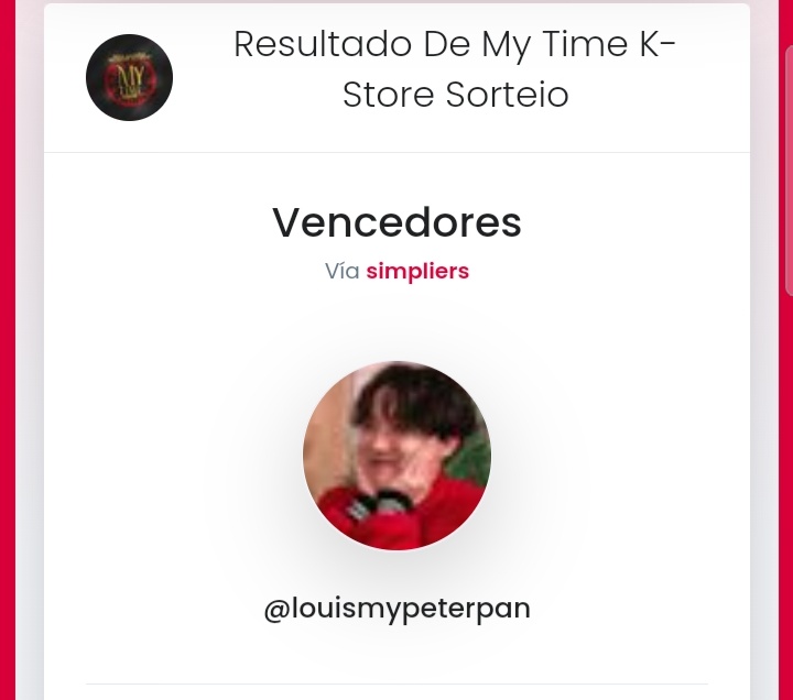 kstoremytime's tweet photo. Parabéns @louismypeterpan!!
Você tem 10 minutos para nos chamar na dm 💜 https://t.co/0RDu8xFWCA