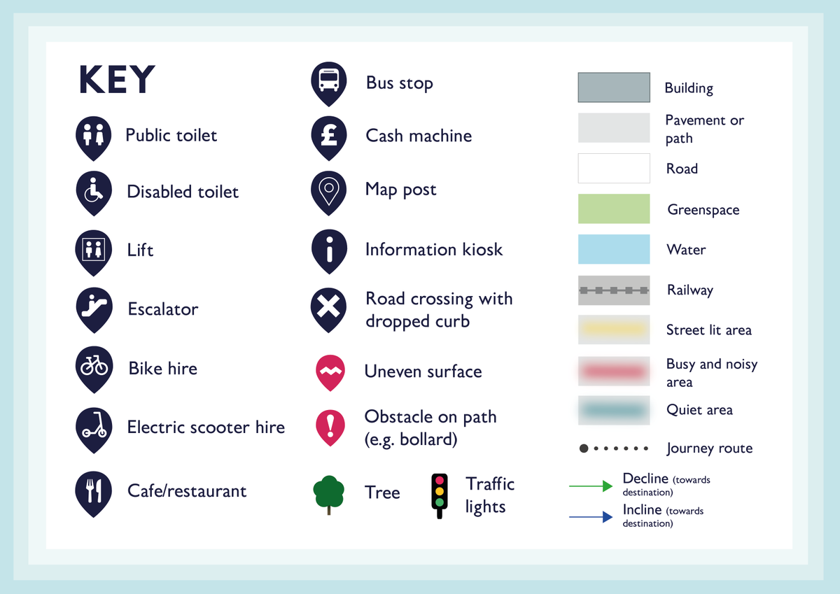 OrdnanceSurvey's tweet photo. The OS GeoDataViz team worked with @Rose_Road to create maps that positively impact the daily lives of people with different needs - helping to improve the environment around them.
#DisabilityAwarenessDay #GeoDataViz #GIS https://t.co/9hAjapb6J9