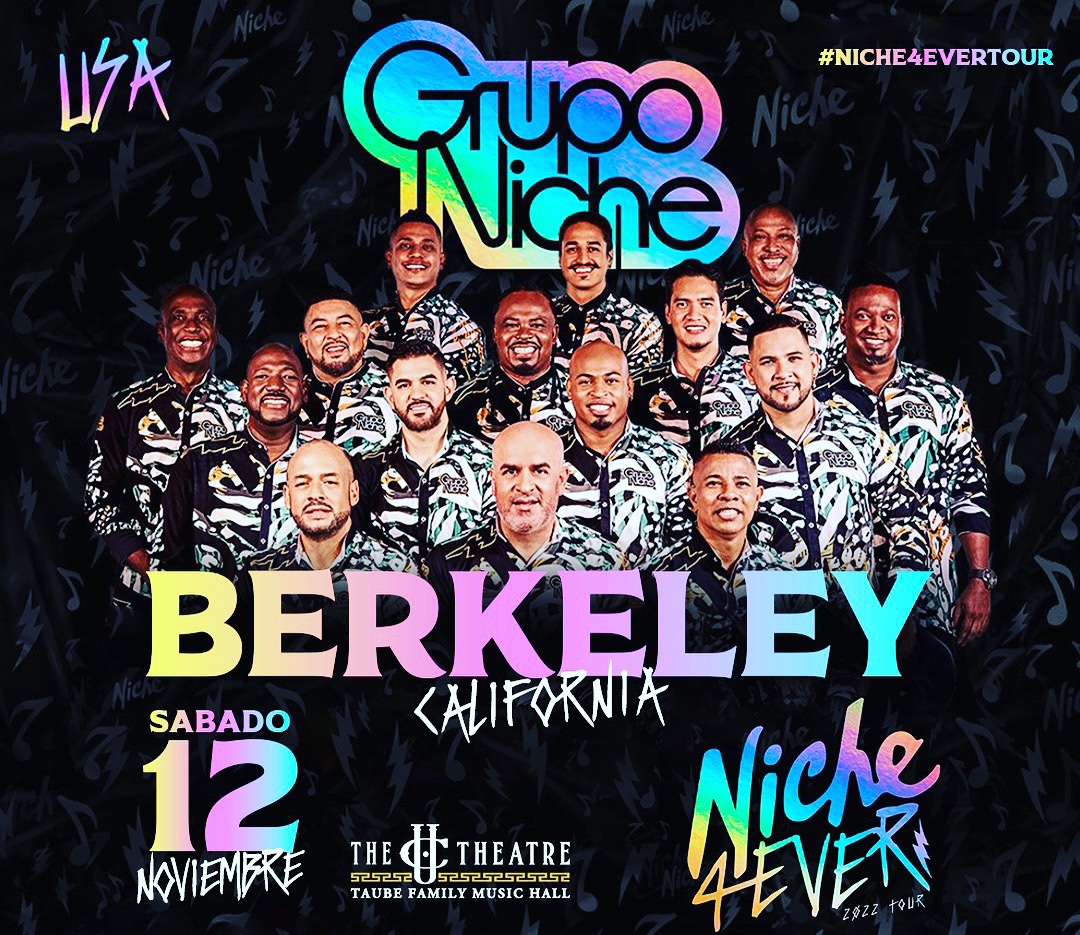 JUST ANNOUNCED!!
Saturday November 12th
GRUPO NICHE comes to Berkeley The UC Theatre for their first time ever! Tickets go on sale tomorrow 7/18 on Jaffeevents.com