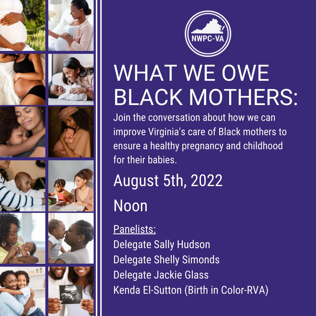 NwpcV's tweet photo. Don’t miss this important doc on 7/19 chronicling the American tragedy of Black maternal mortality. 
https://t.co/qcATm9Zca0 
&amp; sign up for our conversation on 8/5 as we talk to VA legislators and Kenda Sutton-El, Executive Director of 
@BirthinColorRVA
 https://t.co/5AiO5drY0h https://t.co/A0enKohxzA