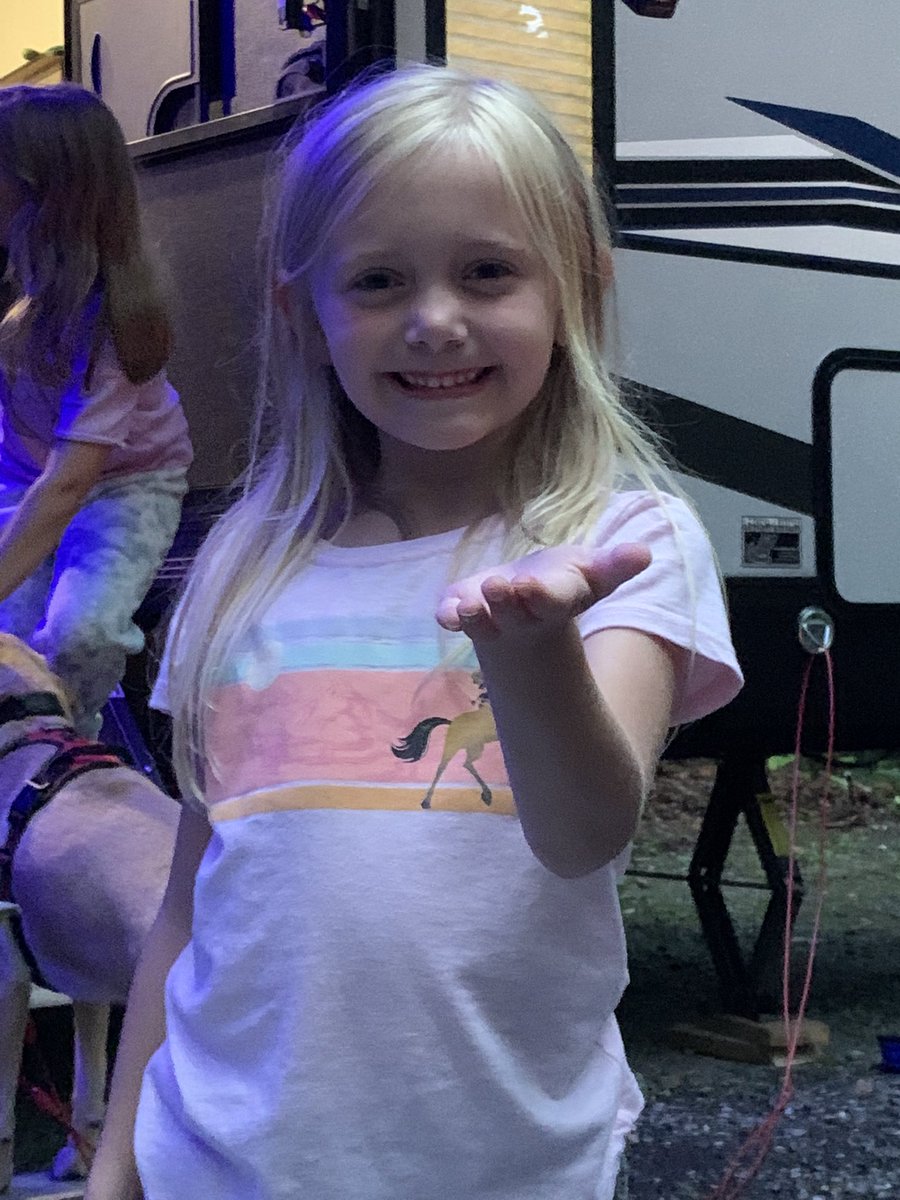 LaneyLouHoo88's tweet photo. Catching lightning bugs on our camping trip #camping #lightningbugs #camper #SpringGulch #LittleE #LaneyLouHoo #parenting #Vacation #momlife #girlmom https://t.co/fg4q0WimgD