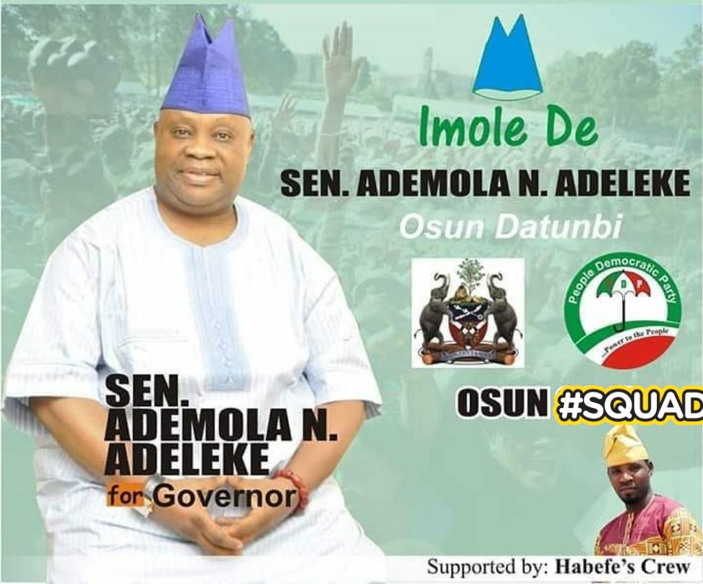 mr_habefe's tweet photo. @AAdeleke_01 Congratulations sir...#ImoleDe https://t.co/SizuhYkExG