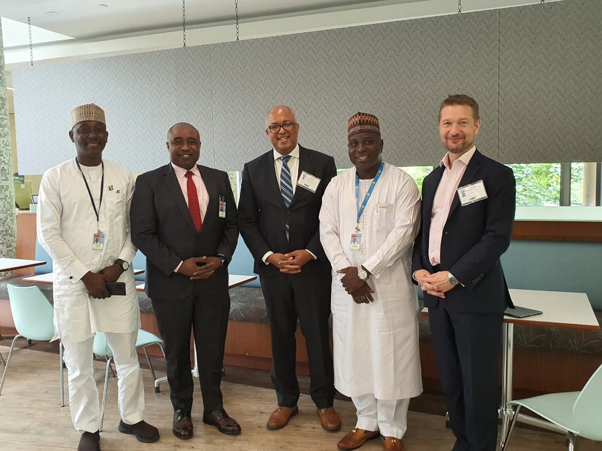 Great to run into my former colleagues from Nigeria @Dr_Everistus @Assad_HY & @docmmsaleh at @CDCgov campus last week Working with @NCDCgov in various capacities, they’re part of the Public Health Emergency Management Fellowship that has supported capacity for EOCs across Africa