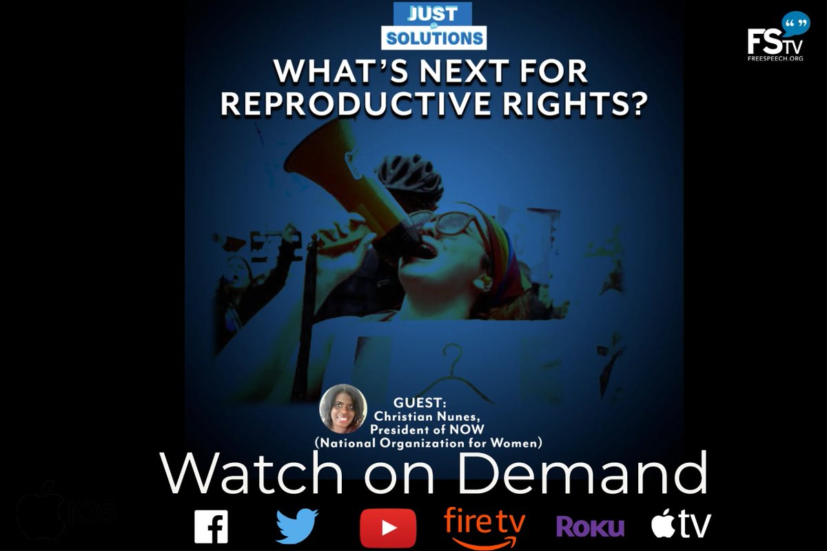 freespeechtv's tweet image. Did you miss Friday&apos;s episode of #JustSolutions with special guest Chris Nunes?  Watch on Demand NOW!!!!