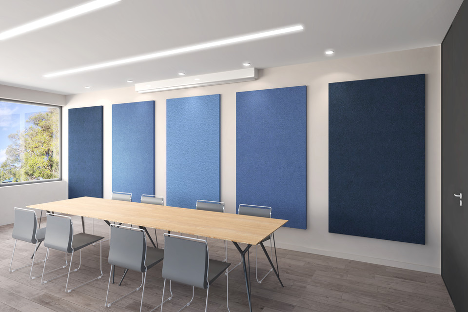 We have an extensive range of wall panels that are manufactured fom recycled PET. goodsound.uk