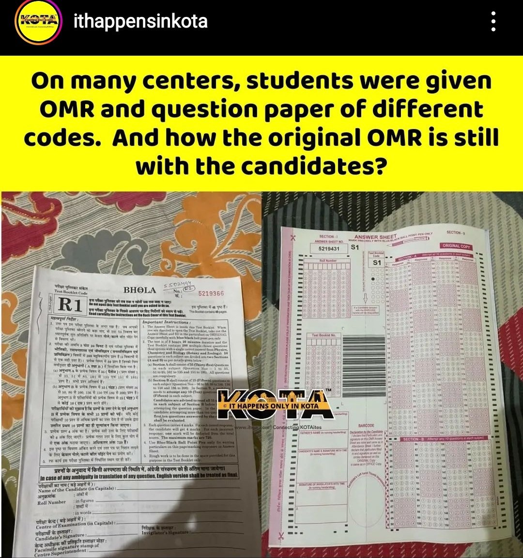 Vivekpandey21's tweet photo. "NTA का एक और कमाल ? "
#NEET #NEETUG22 #NEETUG #NEET2022 #NEETisNoMoreNEAT https://t.co/55y0aSi2Ll