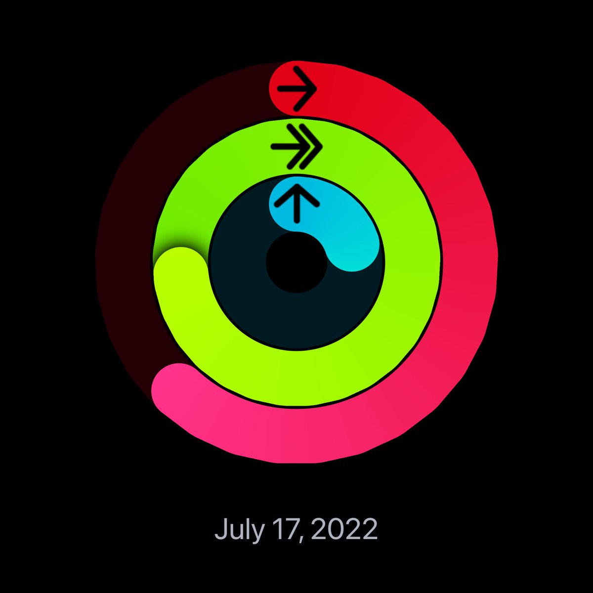 Check out my progress today with the Activity app on my #AppleWatch.