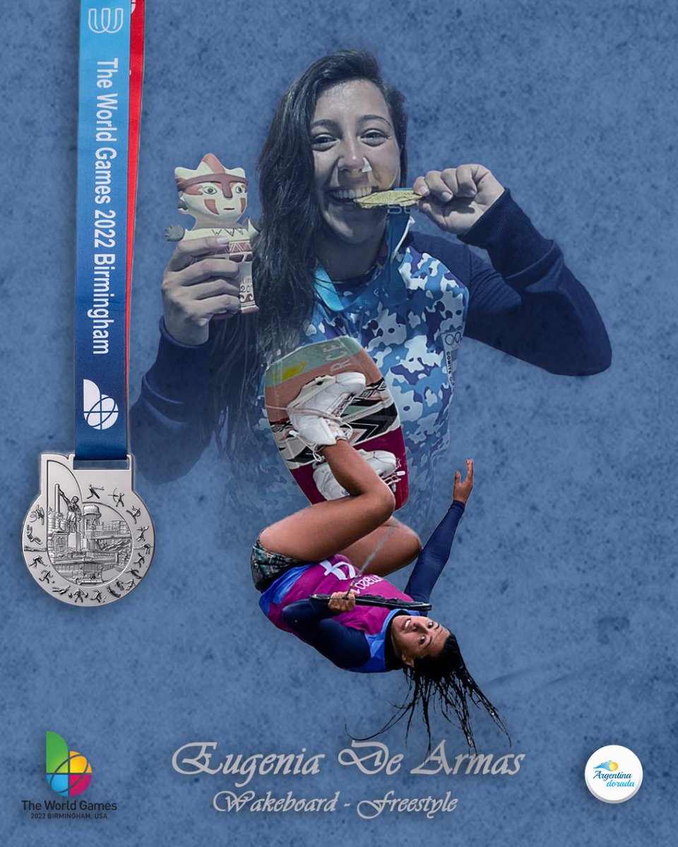 #WorldGames Finalizó la competencia para Argentina en Birmingham con 3 medallas:
<a href="/EugeDeA/">Euge♡</a> PLATEADA en Wakeboard Freestyle
<a href="/KamikazesBH/">🇦🇷 KAMIKAZES🇦🇷</a> BRONCE en Beach Handball
Tobías Giorgis BRONCE en Waterski Salto.

Los proximos World Games serán en Chengdu 2025.

<a href="/TheWorldGames/">The World Games</a> <a href="/TWG2022/">The World Games 2022 Birmingham</a>