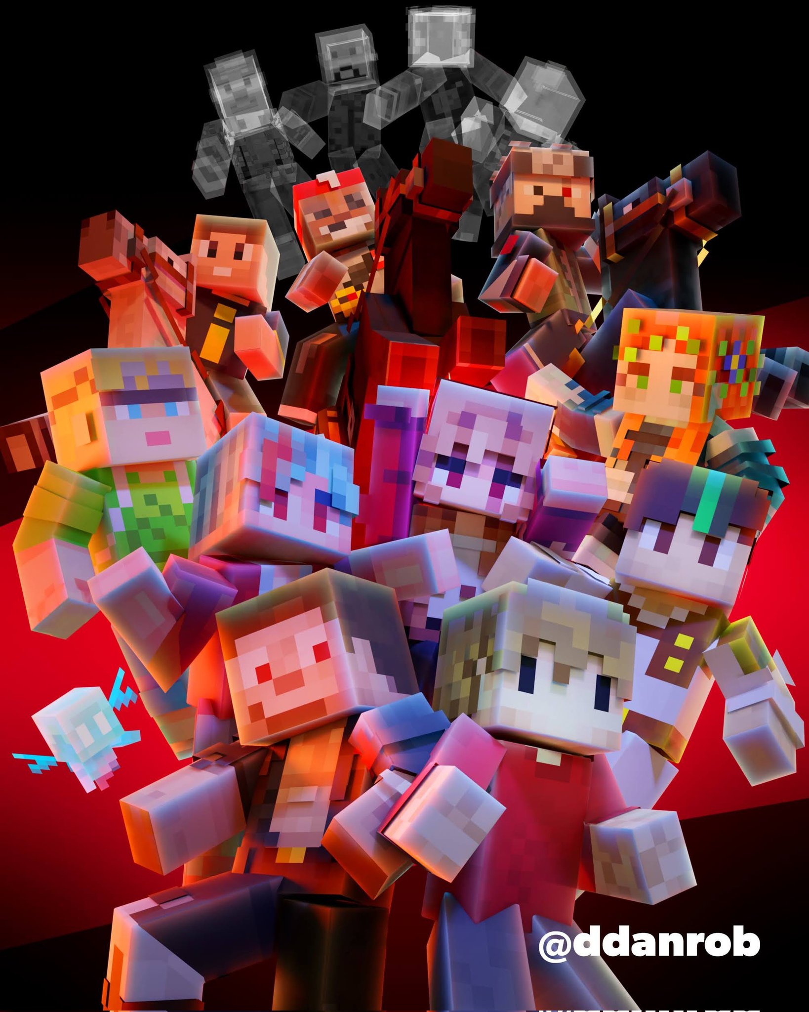 Skins da Creative Squad Minecraft Srie Minecraft Collection
