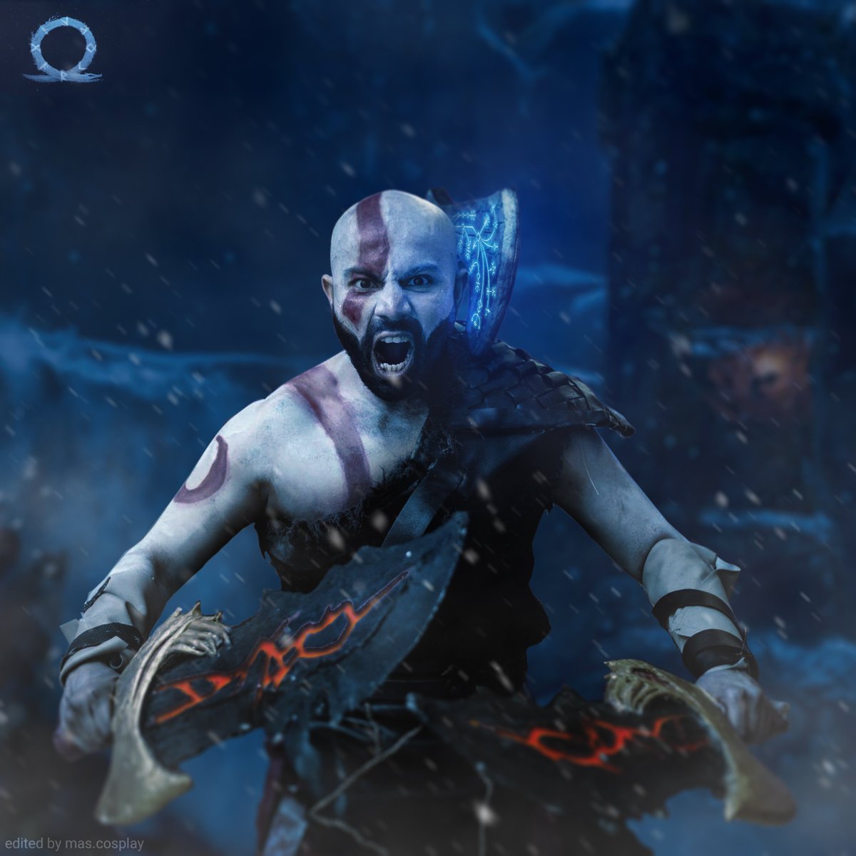 Did an edit of my friend's Kratos cosplay ! Hope you all like it 

Cosplayer: Zeeshan Shakil
Country: Pakistan
Event: TwinCon
Photographer: Saleh Saleem

#GodOfWarRagnarok 
#GodofWar 
<a href="/SonySantaMonica/">Santa Monica Studio – God of War Sons of Sparta</a>