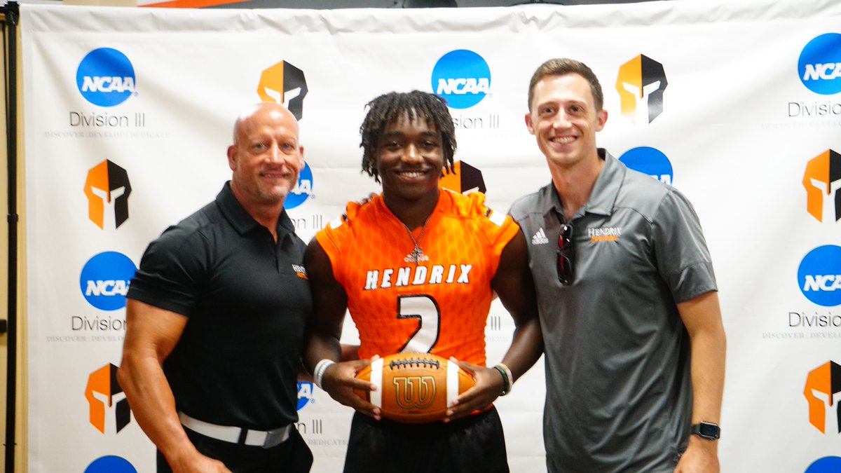 WesleySmith2_'s tweet photo. #AGTG after a great official visit and conversation with @CoachDoerrHDX and @RussHeidiSLC I am blessed to have EARNED an offer from Hendrix College!! @PCAPANTHERSFB @DungeonDFW https://t.co/J8zSMrFuOy