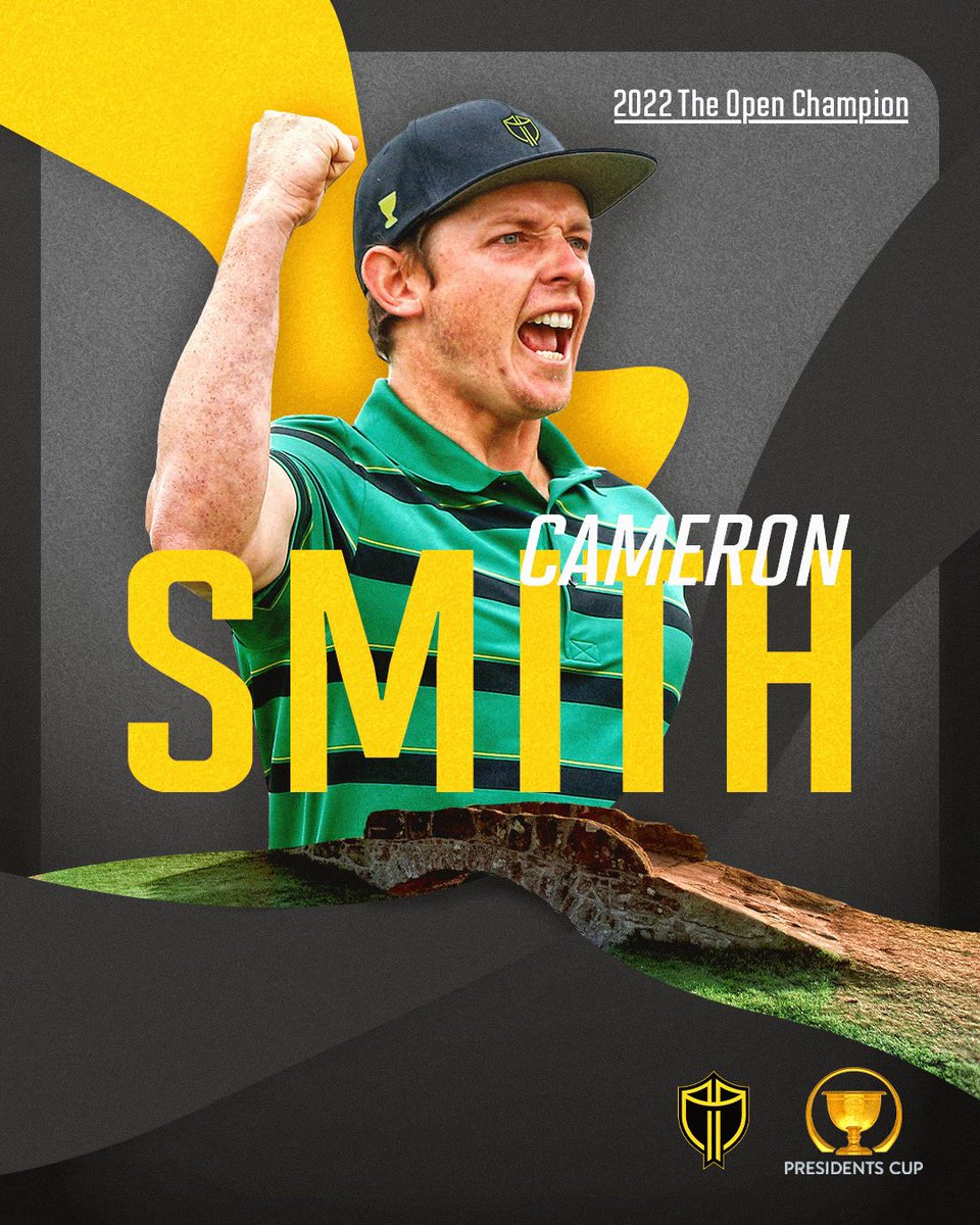 Cam. Smith.

Winning his first major championship at The Home of Golf.