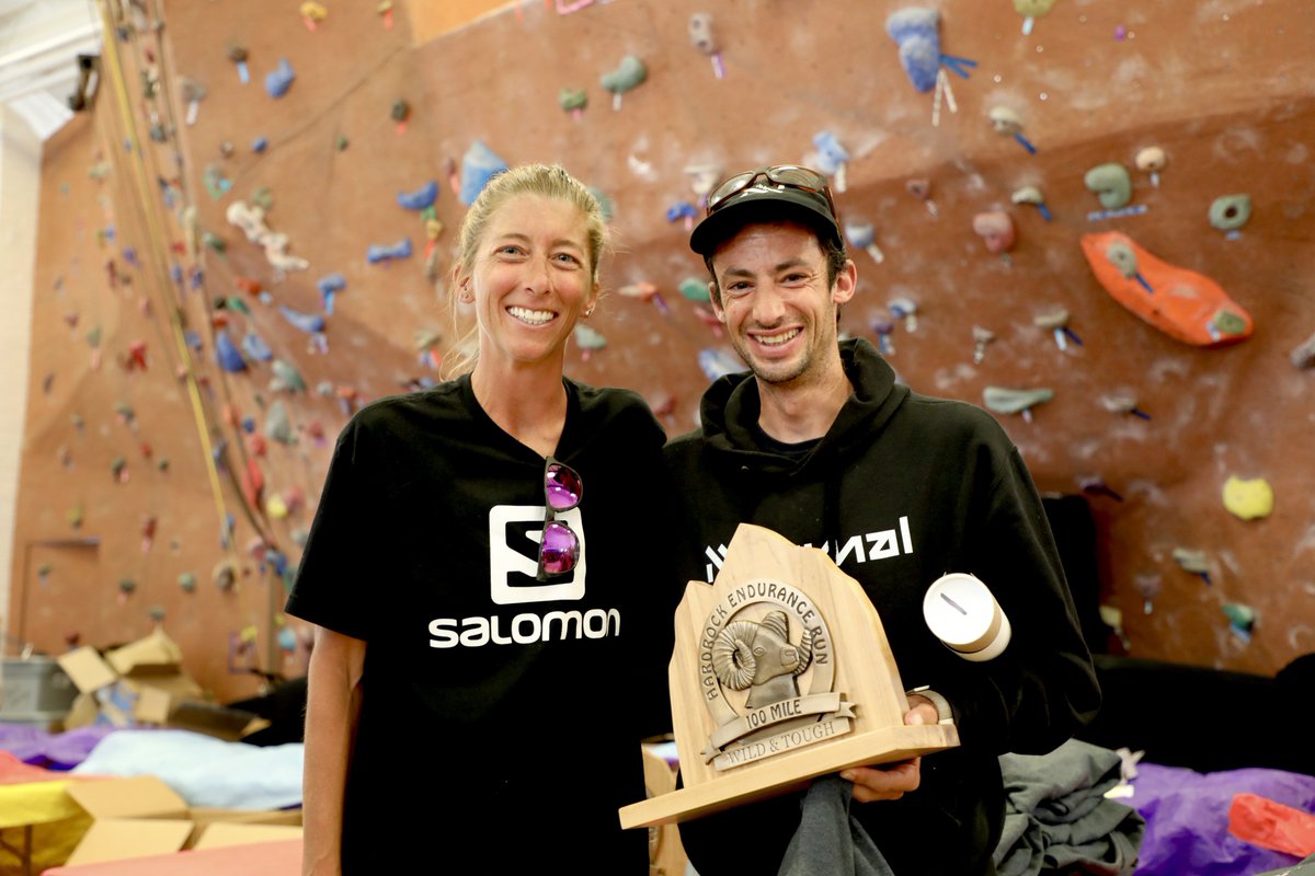 The 2022 Hardrock 100 champions and new course record holders: Courtney Dauwalter and Kilian Jornet. #HR100

For the full story of this year’s race, here’s our results article: i-rn.fr/22HR100-Results