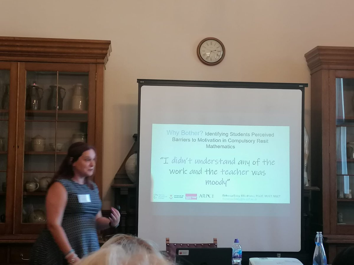 RebeccaExley3's tweet photo. I didnโt think I had a twitter account (apparently I do), and Iโve found the motivation to use it more. Iโve not long arrived home from presenting my research live for the first time at #arpce22 and hearing many interesting ideas from others. https://t.co/o5R8EMEj0q
