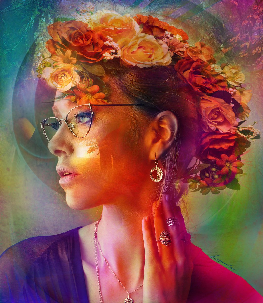Wishing all of you a great Sunday! New work. Btw, make sure to check my #NFTcollections @ opensea.io/ArtbyLenorie