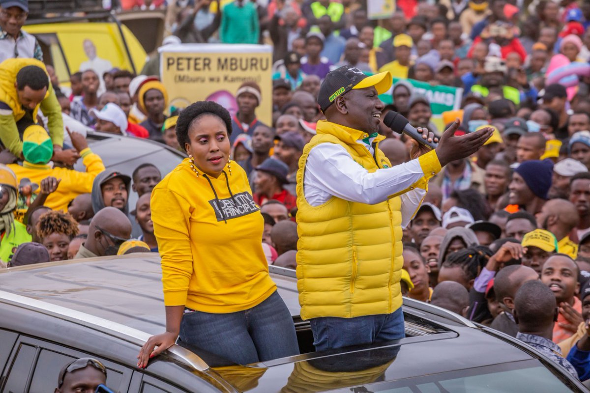Thank you to the people of Witeithie, Thika, Kiambu County for making it clear your decision will count.
