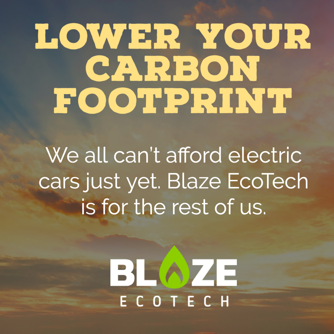 BlazeEcoTech's tweet image. We can't afford electric cars right now. It's going to take time. Put Blaze in your tank and lower your footprint and save on fuel at the same time. cforth.com #cforth