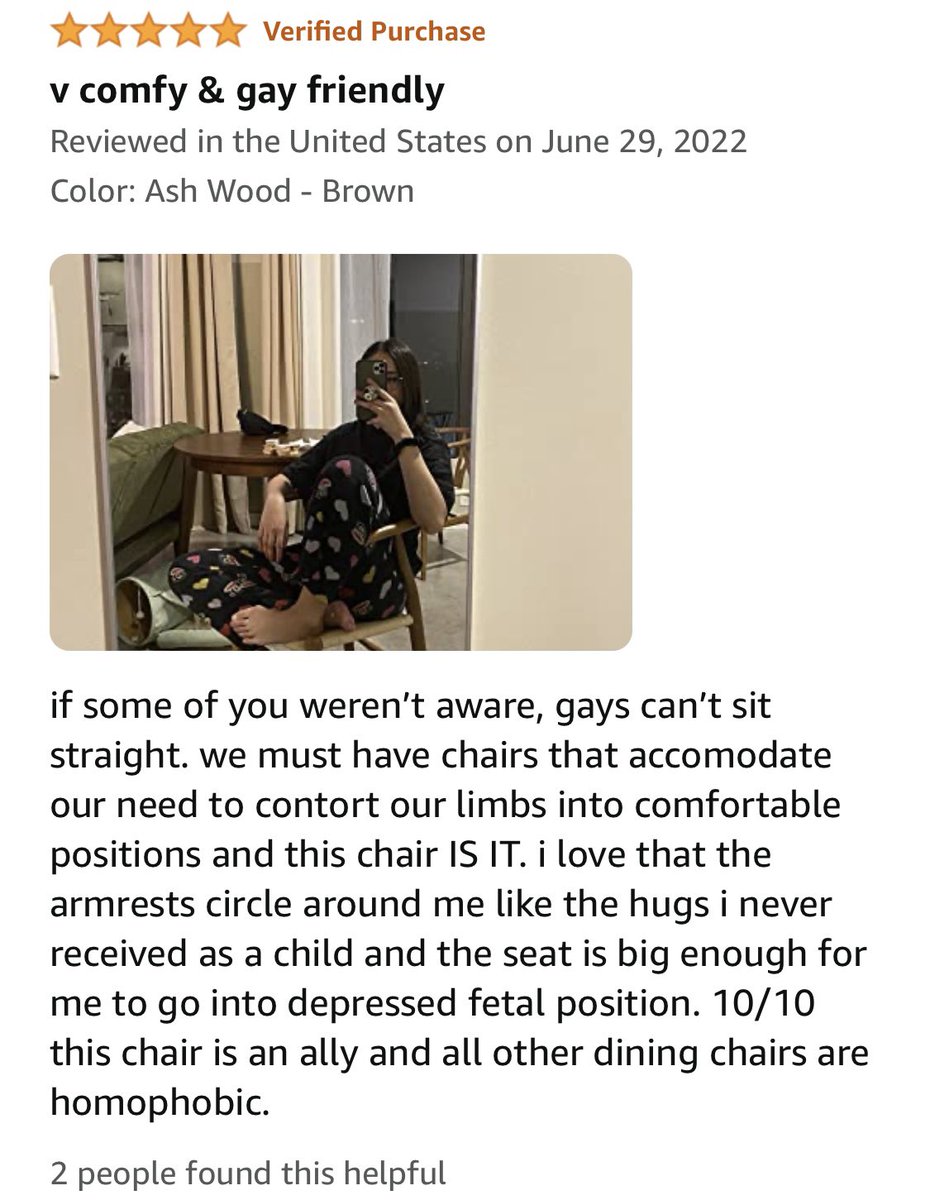 anthojackso's tweet image. Certified iconic chair review