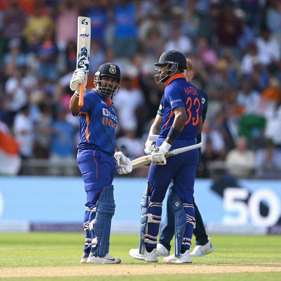 JayShah's tweet photo. Congratulations Team India on winning both the ODI and T20I series in England. @RishabhPant17 coming of age, @Jaspritbumrah93’s consistency, @hardikpandya7 in his elements and @ImRo45’s leadership have been outstanding throughout the white ball matches #EngvsInd 🇮🇳 https://t.co/KlazCSrdMg