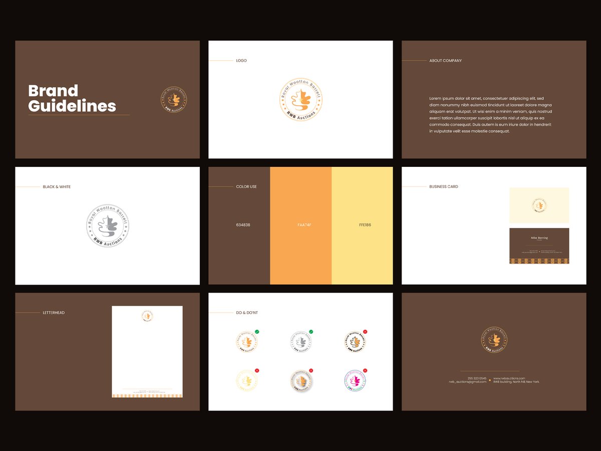 abedinjoy15's tweet photo. RWB Auctions Brand Guidelines.

#brandguidelines #brandagency #brandstrategy 
#branddesigner #brandingidentity #identitydesign  #identity #branding #brandproposal #brandbook #logodesign #greatlogo #businesslogo #logodesigner #logodesignersclub #graphicdesign #abedinjoy https://t.co/xH91cJNocA