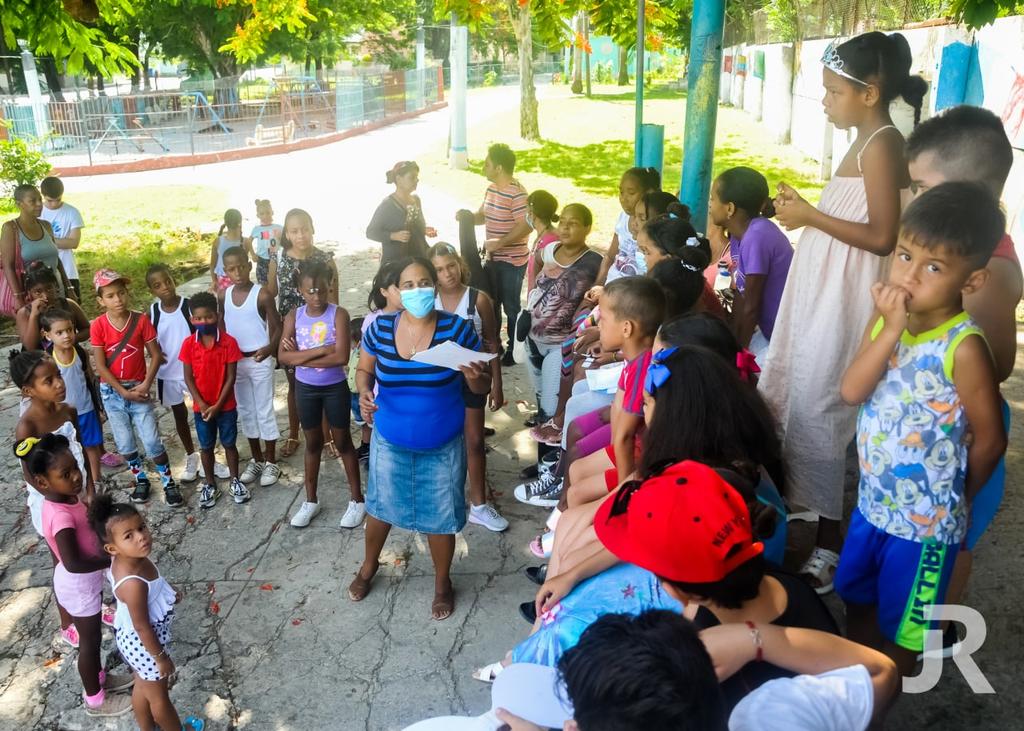 Port3Network___'s tweet photo. La felicidad también llegó a la barriada habanera de Lawton donde los niños disfrutaron de actividades por la jornada

📸: @BarallobreRojas https://t.co/L88KUy9JI9