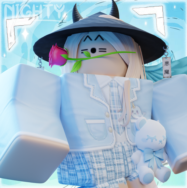 Night12k's tweet image. Redoing a✨GFX GIVEAWAY!✨! 

1 lucky follower will win an awesome gfx! 🎊

Entry Requirements!?
1. Follow me - 🥳
2. Like, Retweet, Join Discord!- 🙂
3. Comment your username -😱

discord.gg/kjFwhDP5fa

Winner will be chosen in 1 day goodluck!⛷️

#Roblox #RobloxGFX #Giveaway