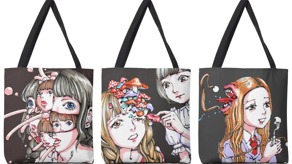 AkaTakonet's tweet photo. Shintaro Kago TOTE BAGS have XL artwork for maximum impact. Licensed bags available in official Threadless shop.
https://t.co/hdMVKnAUjy
@shintarokago #shintarokago #totebag #innerselves #mushroomface #futakuchionna #arttote #artbag #threadless #akatako #駕籠真太郎 #トートバッグ https://t.co/O3Fhxg2W9V