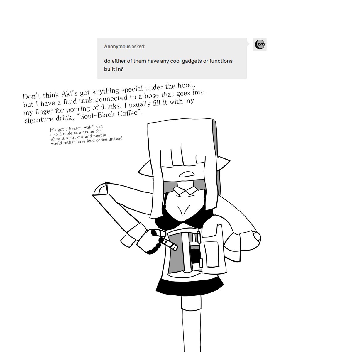 Dude_The_Ninja's tweet image. Anonymous ask from Tumblr.

#robot #robotgirl #robotmaid #maid #oc #ocart
