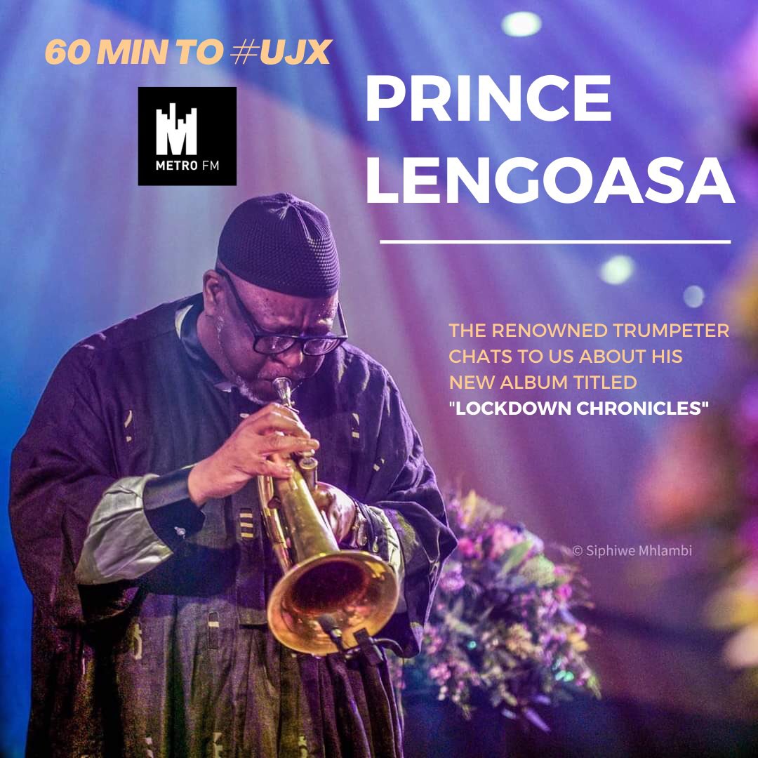 nothembaujx's tweet photo. We are 60 min away from #UJX with our guest #PrinceLengoasa dropping some new tunes from his album #LockdownChronicles on @METROFMSA https://t.co/N3OUkRcfjC