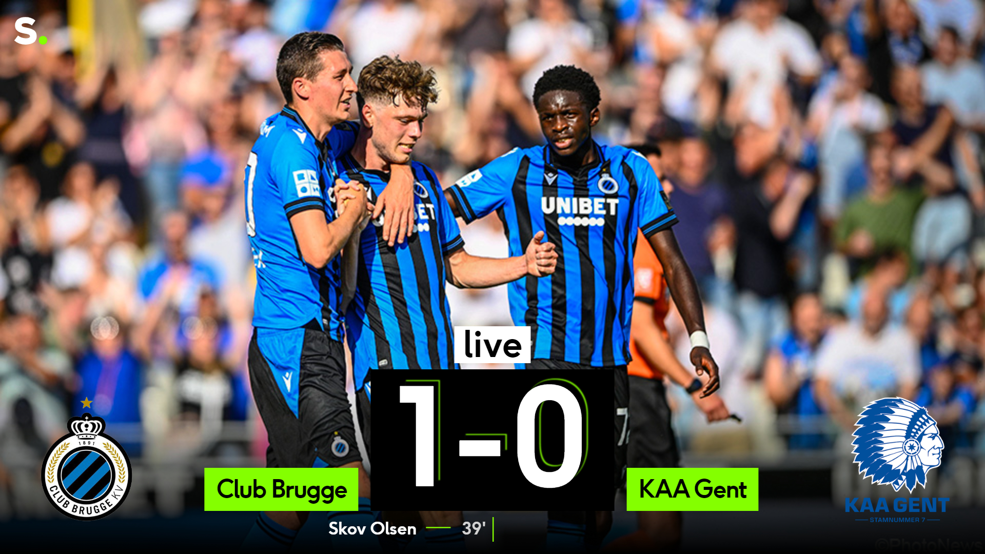 AA Gent - Club Brugge 29-01-2017, GENT - JANUARY 29, 2017 :…