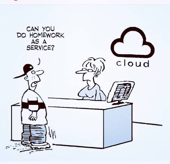 aashishlive's tweet image. Cloud New Service offering for students:

Homework as a Service (HaaS)

#cloud