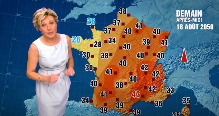 PatrickAdemo's tweet photo. @WorldKnownledge La supposée météo de 2050 PTDR on est trop foutus https://t.co/Y4rualBUuf