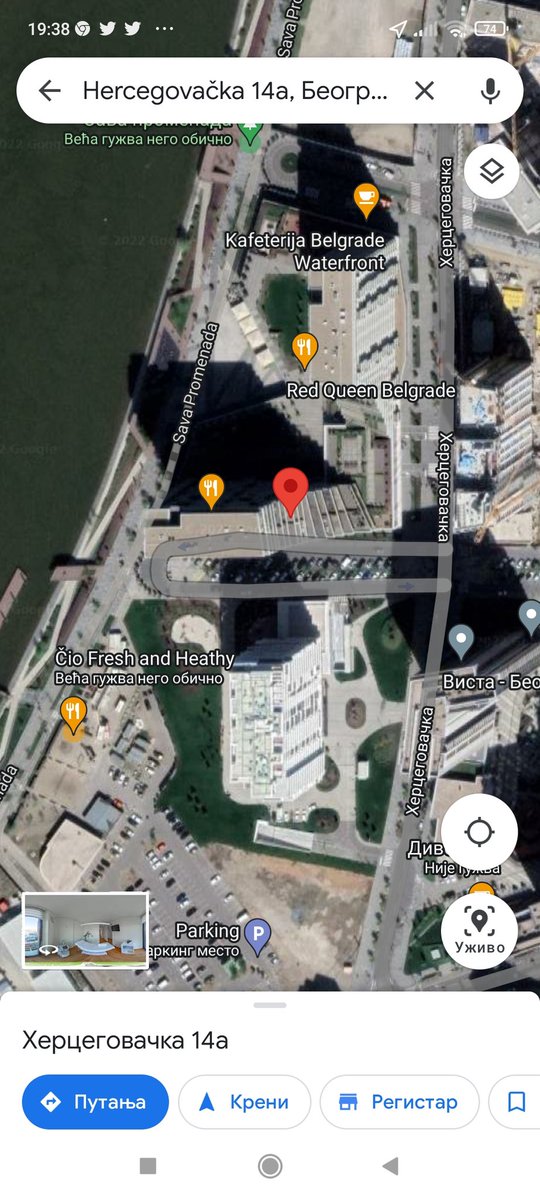 A sta kaze google map?
Hercegovacka 14A i 16 ista zgrada
Fini komsiluk