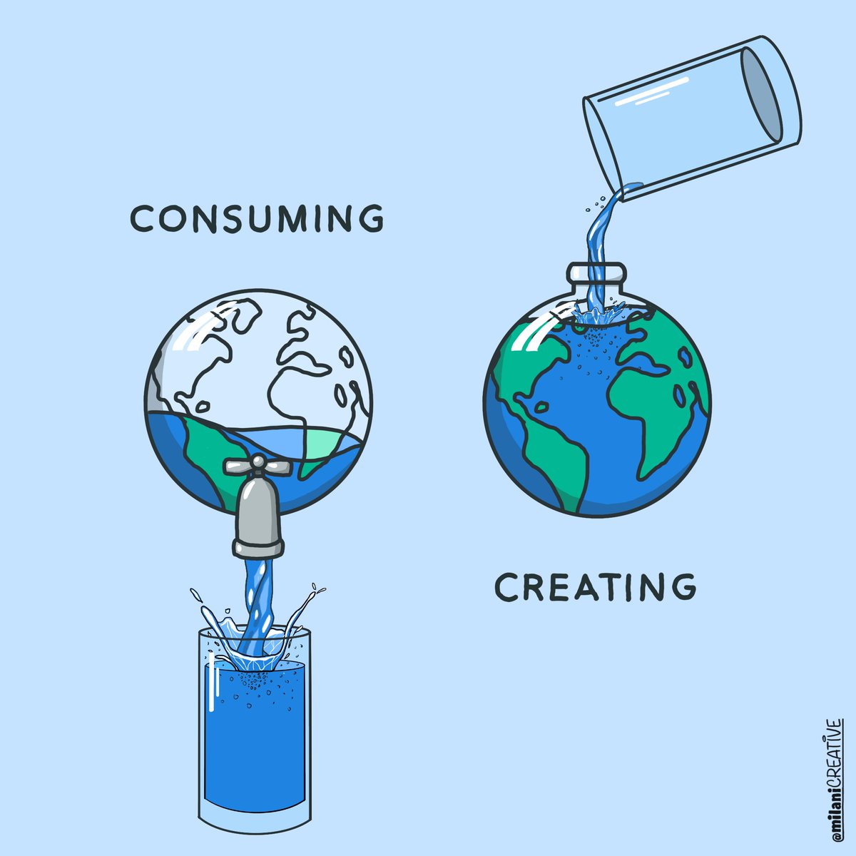 Give more than you take.