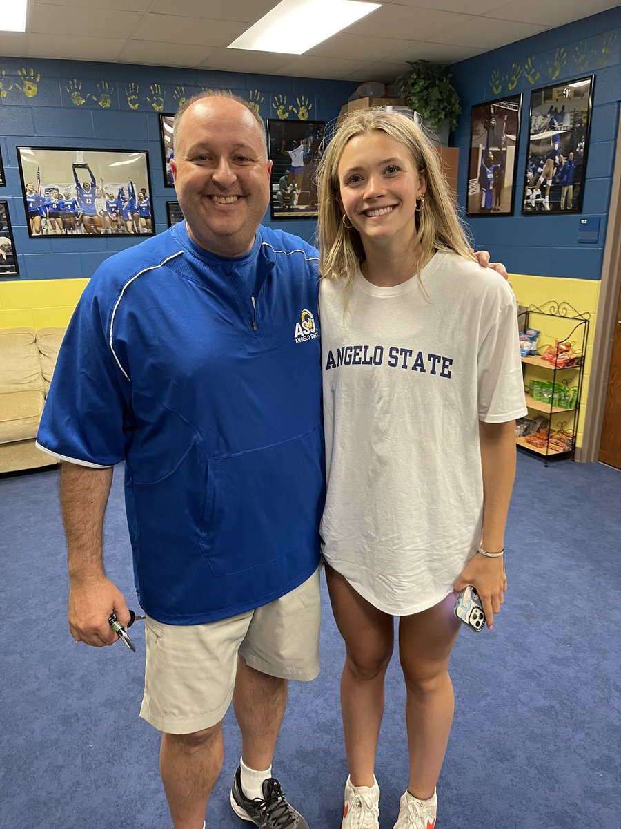 Loved the visit with Angelo State!! <a href="/angeloathletics/">Angelo State Athletics</a>