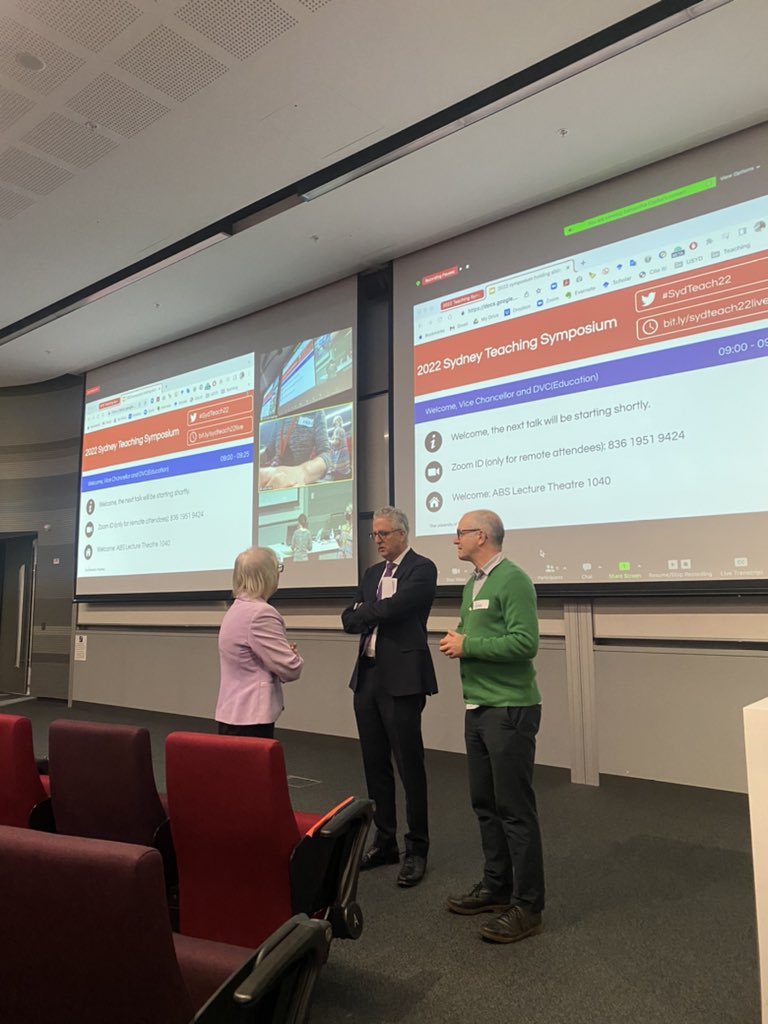 #SydTeach22 about to kick off