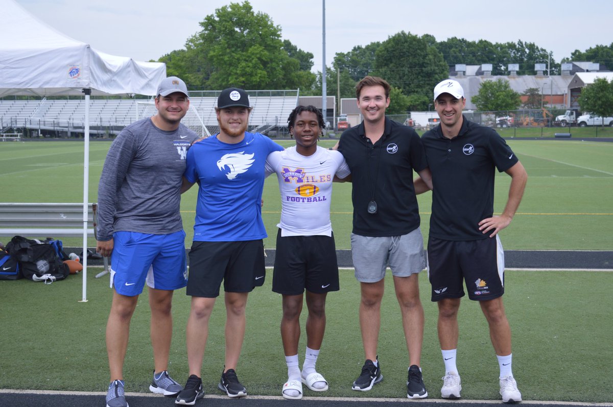 Today I had a great training experience with <a href="/Max__Duffy/">Max Duffy</a> and <a href="/GMckinniss/">Grant Mckinniss</a> at the First Training Camp for <a href="/Kicking_MD/">Kicking_MD</a>. Thanks for the invite!! #KickingMD #Kicking #Punting #GoldenBears #MilesCollegeFootball