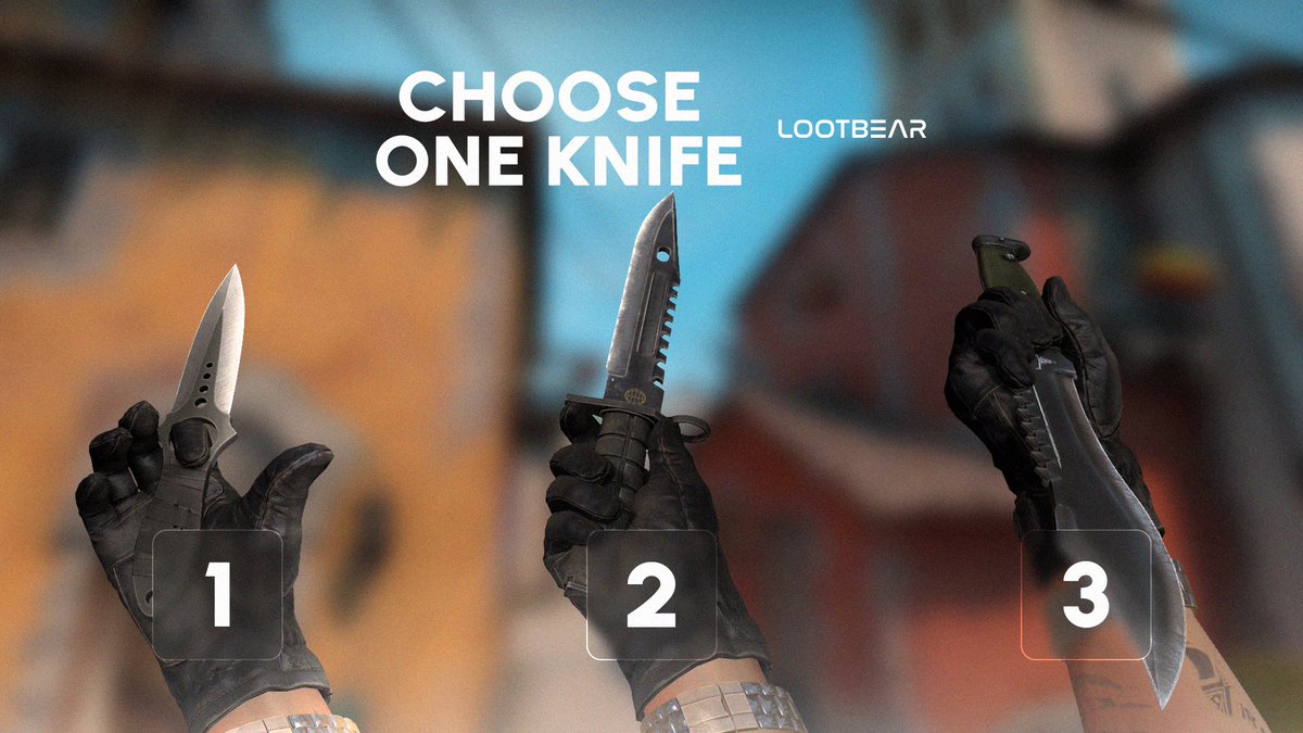Here we go again! Choose one knife!

RT + LIKE + FOLLOW for a chance to get one of these!