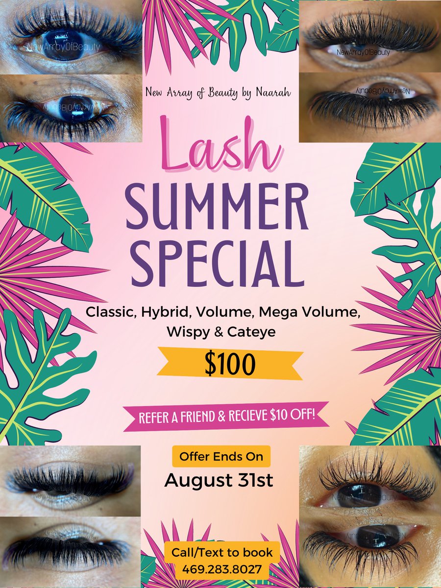 LashesByNaarah's tweet photo. Last Special for the Summer!
Located in Duncanville Tx 
https://t.co/EC6CCNOd7A https://t.co/U7lsmxenwO