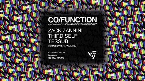 BThabault's tweet photo. Co/Function rides again this Saturday July 23rd in Williamsburg 9pm-4am 

https://t.co/npewj2CHyI https://t.co/v54MmMOJSj