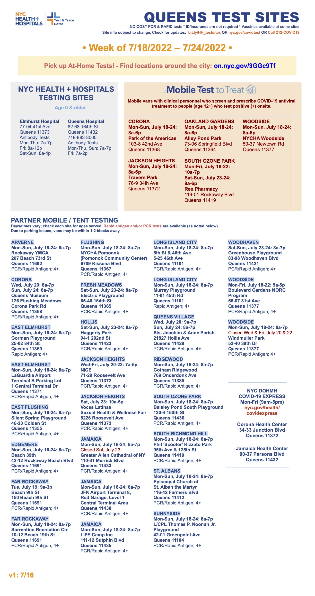 Mark D Levine The Covid Testing Site You Ve Been Using May No Longer Be Open But You Still Have Lots Of Options Including Some New Locations Where You Can Not
