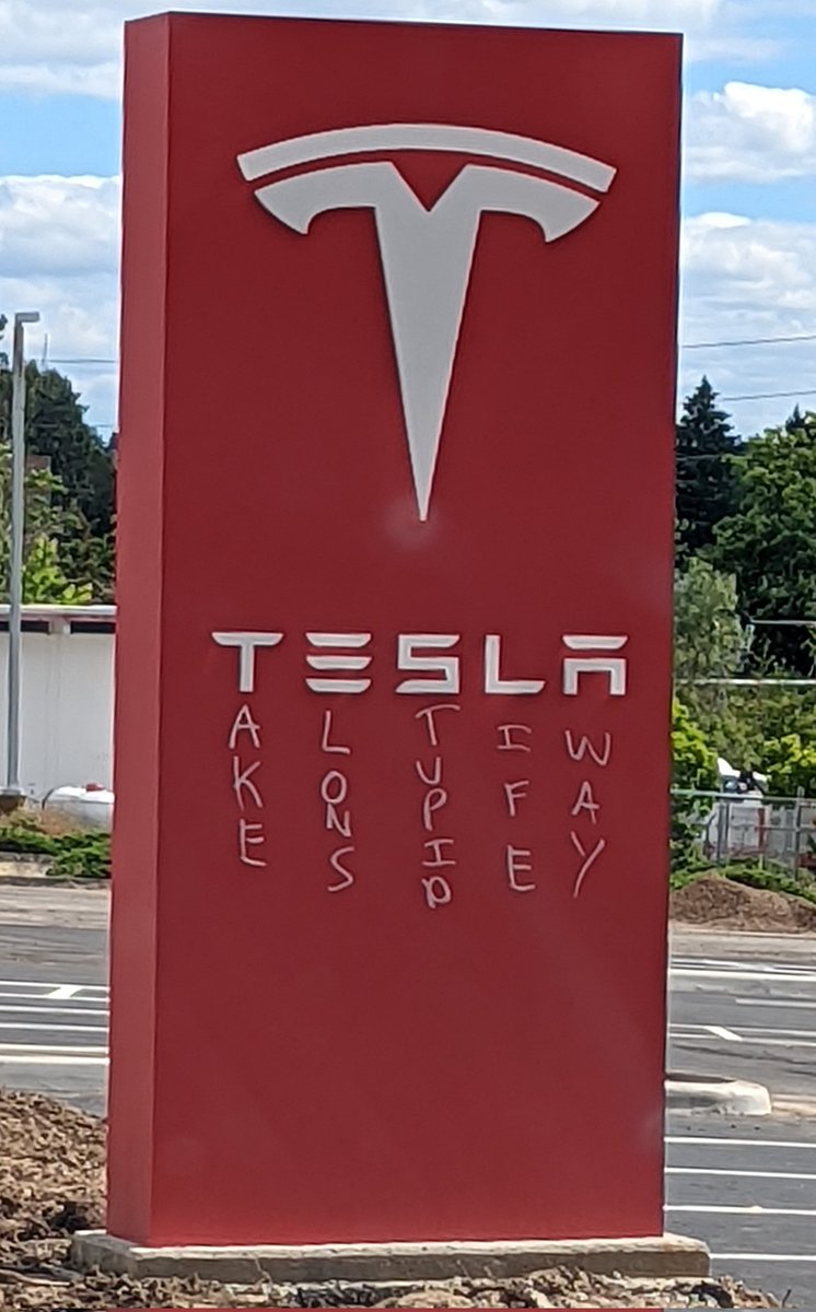 G33KDad's tweet photo. Update. Drove by again this week and the sign was updated. 
Based. https://t.co/hqplSkgFVE