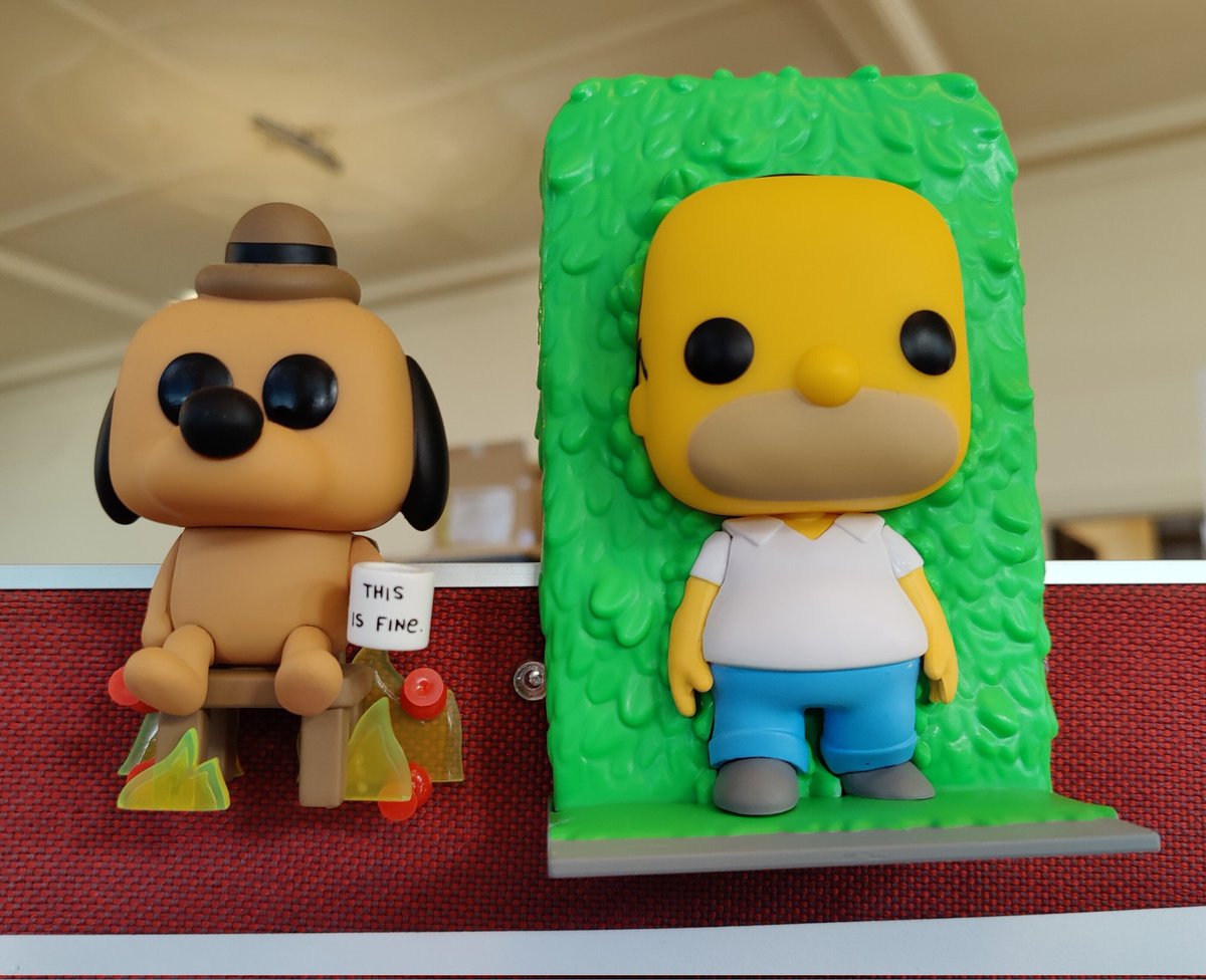 Very accurate addition to my desk buddy today 😂