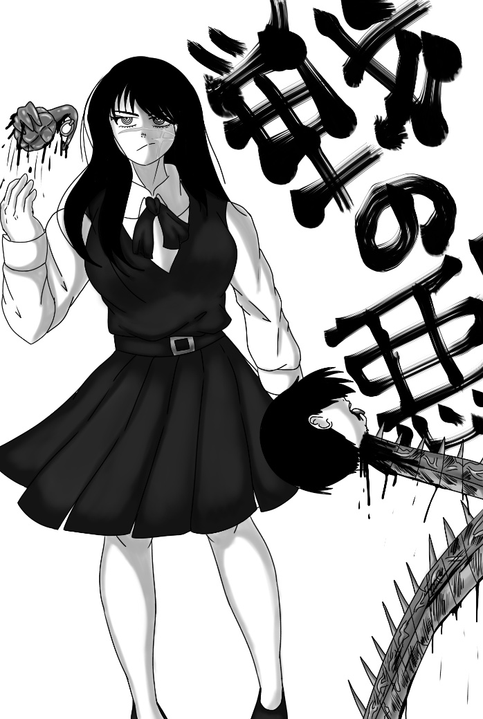 Sizzzzio's tweet photo. asa mitaka manga artstyle study 

#chainsawman https://t.co/V4BZvvt9Dq