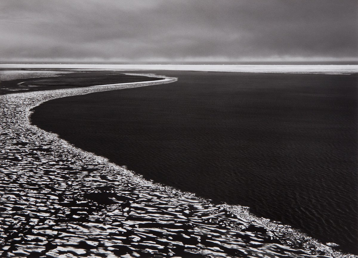 2009 "Alaska (The Arctic Ocean Around the Inupiat Village of Kaktovik)" by photographer Sebastião Salgado (b. 1944). #alaskahistory #kaktovik