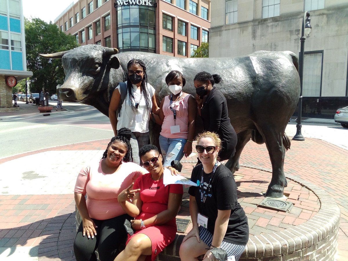 MrsFosterA's tweet photo. The bull is here .... Group 1 was here @ParticipateLrng #unitingourworld #PLOrientation2022 https://t.co/JOHQeZdEfC
