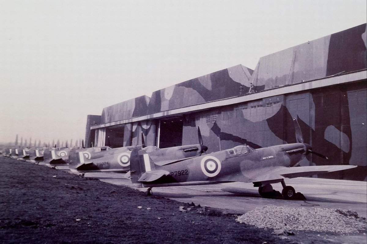 Spitfires off the production line at Castle Brom